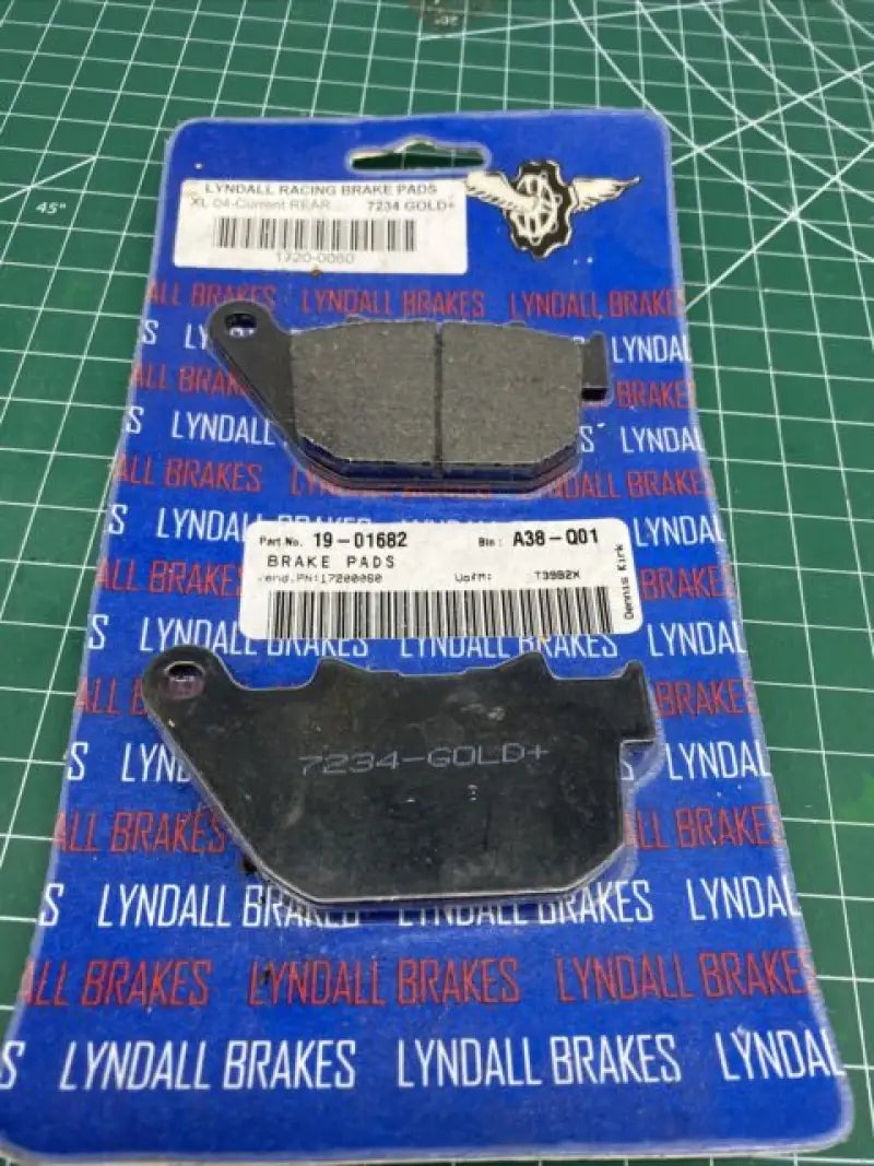 Lyndall Brakes Gold Plus brake pads for motorcycles 7234-G+ Lyndall Brakes R 04-13Xl