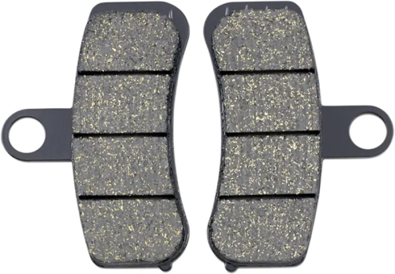 Dark grey Lyndall Brakes rear extreme brake pads with four grooves for XTRM 04-13XL