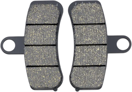Dark grey Lyndall Brakes rear extreme brake pads with four grooves for XTRM 04-13XL