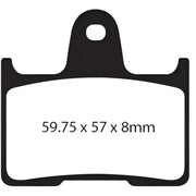 LYNDALL BRAKES 7235-Z Brake Pad Z+ Rear `14 Up Sportster