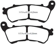 LYNDALL BRAKES 7236-Z Brake Pad Z+ Front `14 Up Sportster