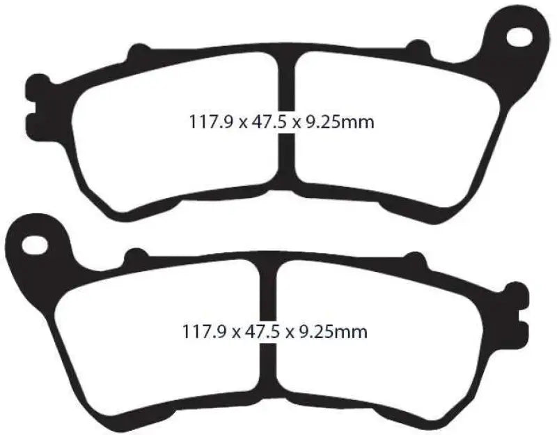 LYNDALL BRAKES 7236-Z Brake Pad Z+ Front `14 Up Sportster