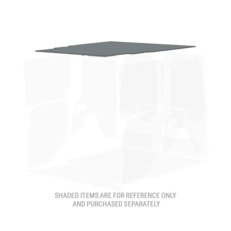 Gray square ceiling liner from Legend Fleet Duratherm for Fleet Duratherm Ceiling system