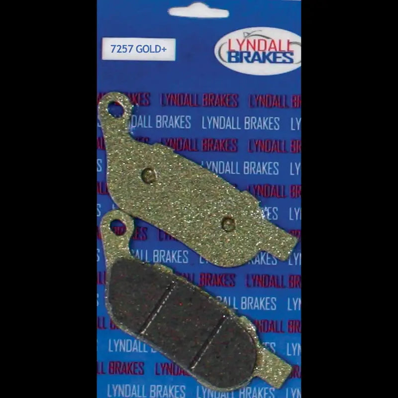 7257 GOLD + Lyndall Brakes Brake Pad Rr G + 08-12 St