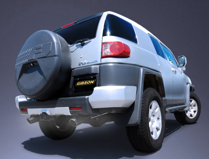 Gibson 18808 Gibson 07-14 Toyota FJ Cruiser Base 4.0L 2.5in Cat-Back Dual Split Exhaust - Aluminized