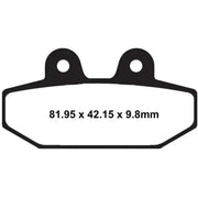 LYNDALL BRAKES 7283-G Brake Pad Gold+ Rear `18 Up Sotfail
