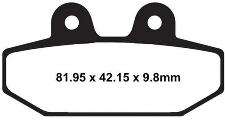 LYNDALL BRAKES 7283-G Brake Pad Gold+ Rear `18 Up Sotfail