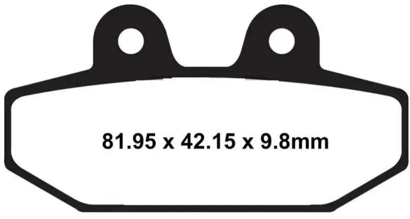 LYNDALL BRAKES 7283-X Brake Pad X Rear `18 Up Sotfail