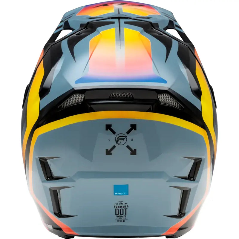 73-0038S Formula Cp Krypton Helmet Grey/Black/Electric Fade Sm - RV and Auto Parts