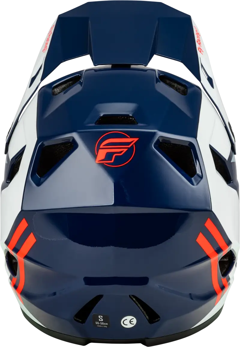 Blue and white youth rayce helmets 73-3612YM for kids’ motocross gear