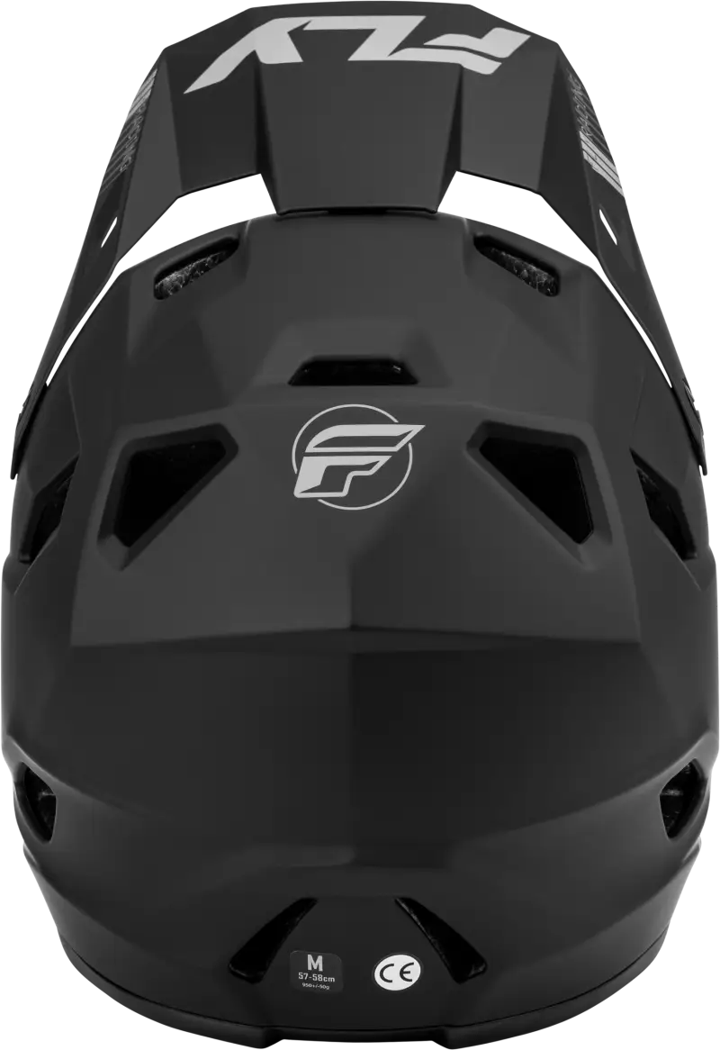 Black 73-3613M Fly Racing Rayce Helmet Matte Black Md for motocross riding
