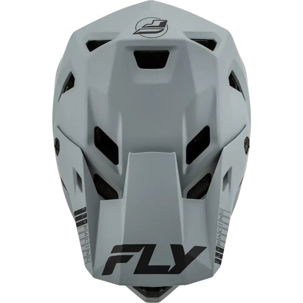 Gray youth rayce helmet 73-3614YS Youth Rayce Helmet Matte Grey Ys for motocross racing