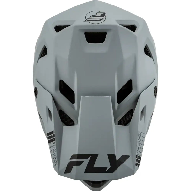 Gray youth rayce helmet 73-3614YS Youth Rayce Helmet Matte Grey Ys for motocross racing