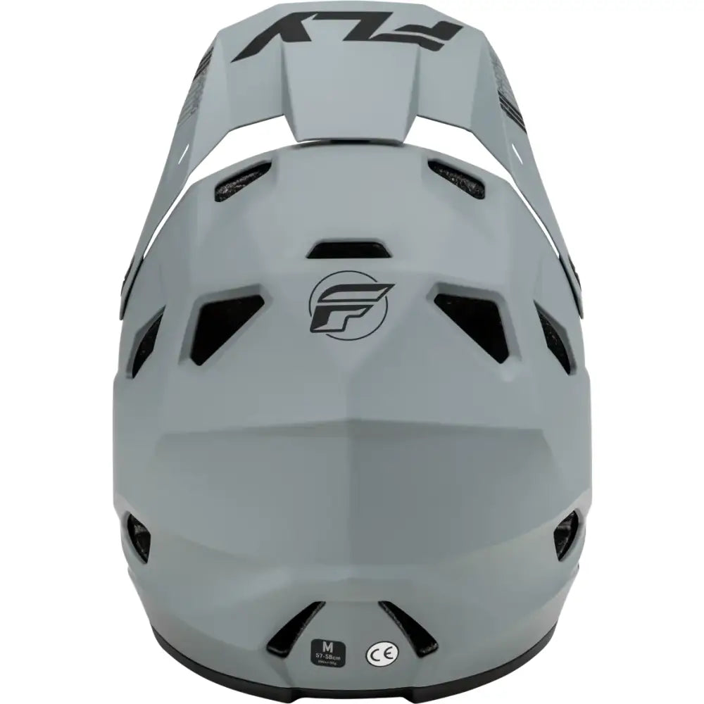 Gray Fly Racing Youth Rayce Helmet 73-3614YS Matte Grey for safe riding