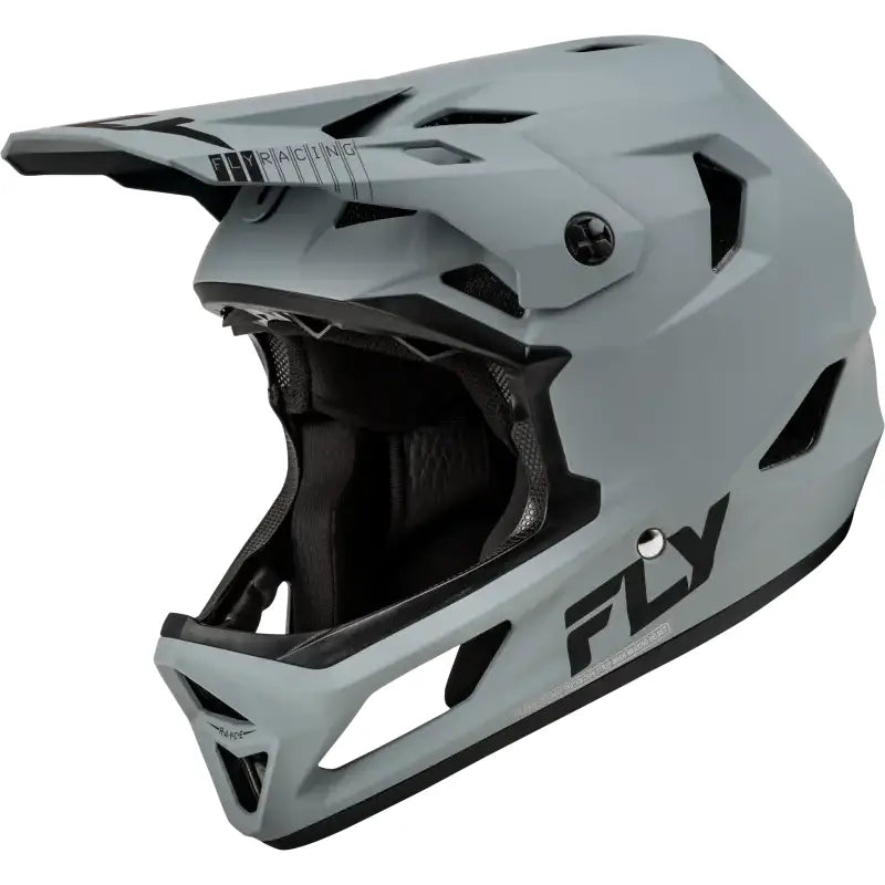 Gray full-face youth Rayce helmet 73-3614YS Matte Grey for Youth Rayce helmets