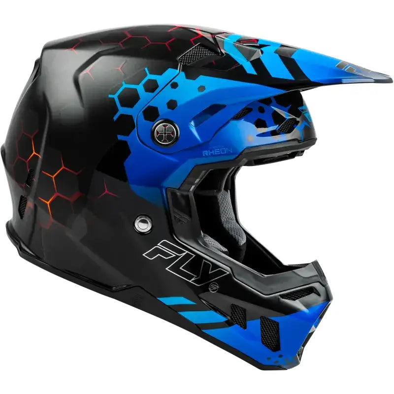 73-43302X Formula Cc Tektonic Helmet Black/Blue/Red 2x - RV and Auto Parts