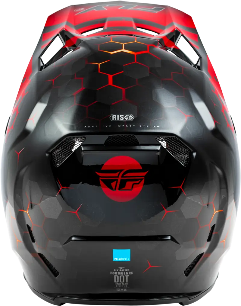 73-4331L Formula Cc Tektonic Helmet Black/Red/Orange Lg - RV and Auto Parts