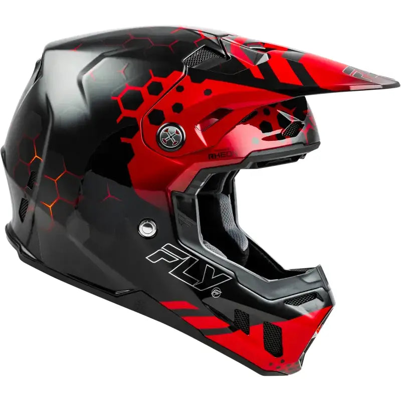 73-4331M Formula Cc Tektonic Helmet Black/Red/Orange Md - RV and Auto Parts