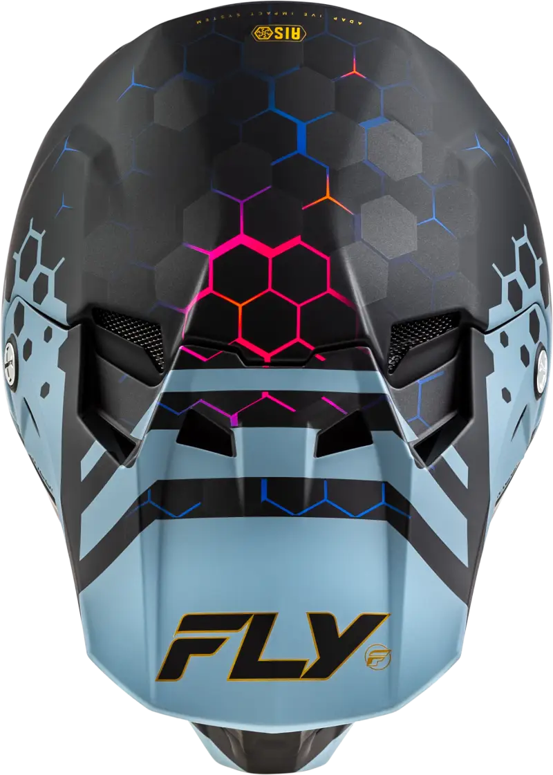 73-43332X Formula Cc Tektonic Helmet Matte Black/Slate/Blue 2x - RV and Auto Parts