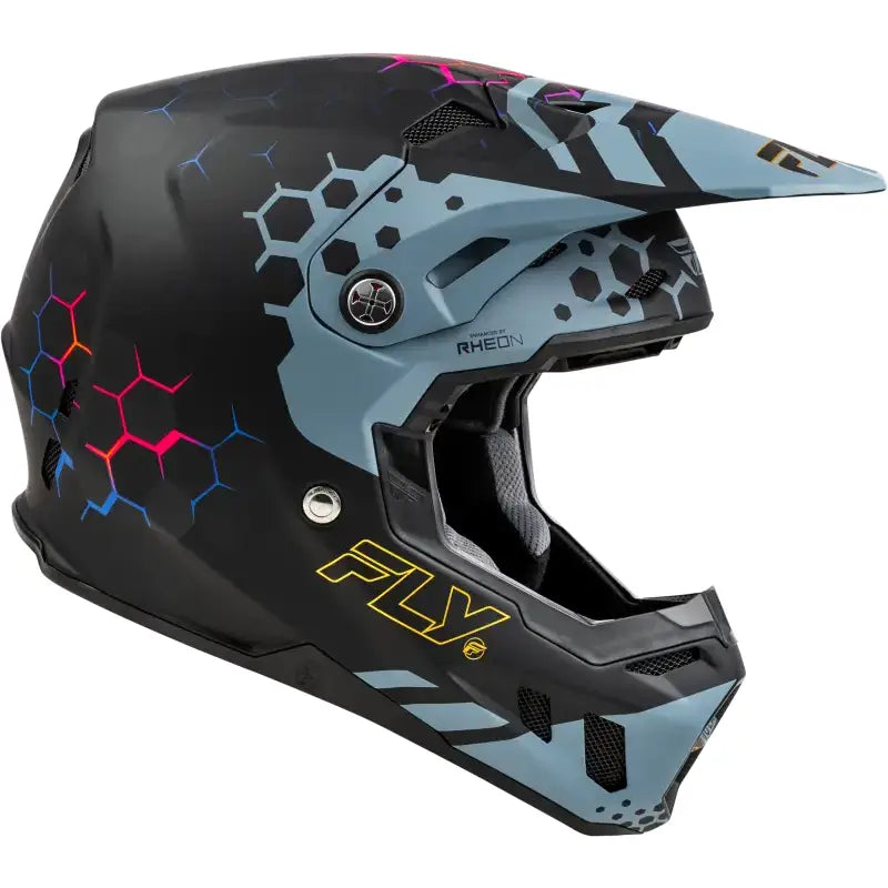 73-43332X Formula Cc Tektonic Helmet Matte Black/Slate/Blue 2x - RV and Auto Parts