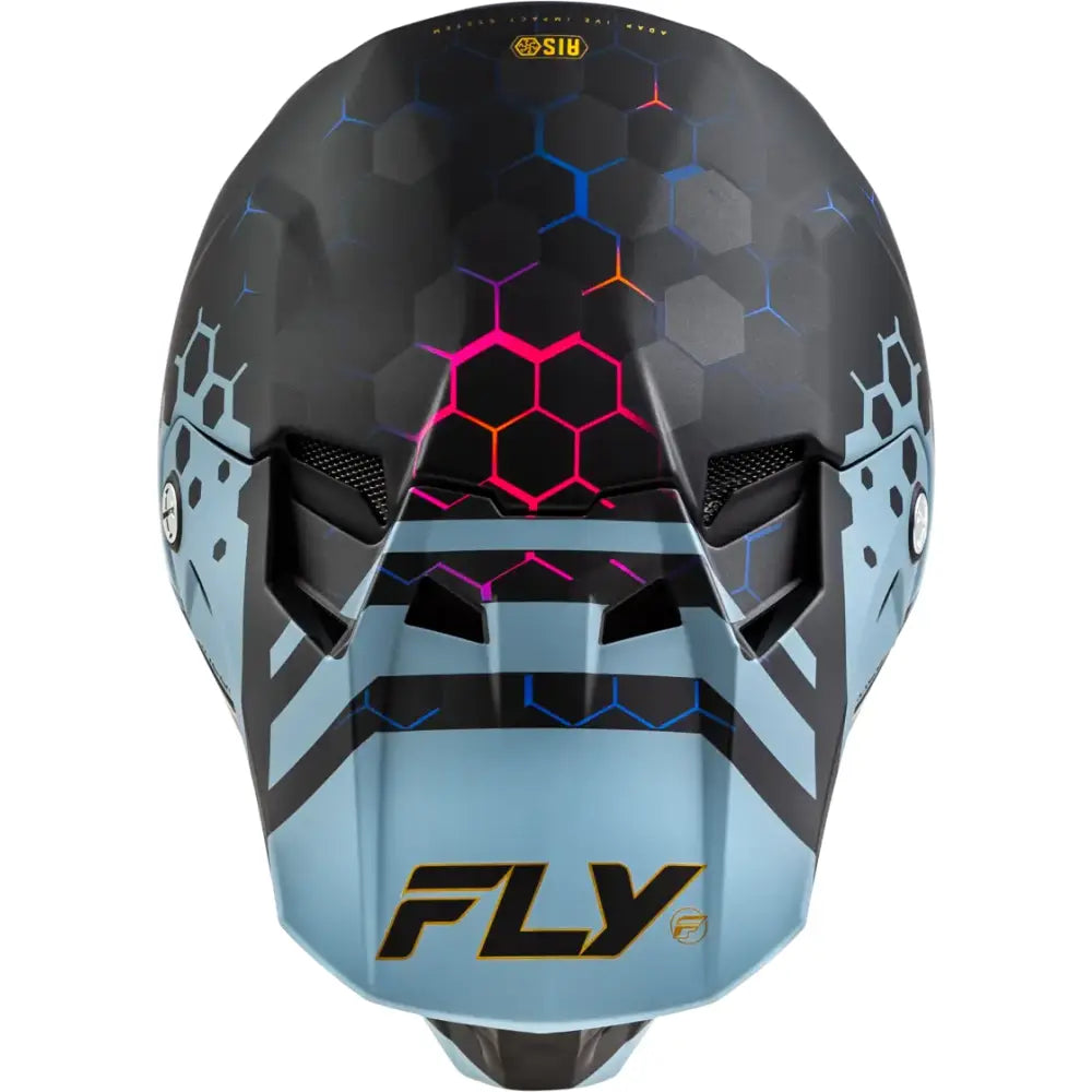 73-43332X Formula Cc Tektonic Helmet Matte Black/Slate/Blue 2x - RV and Auto Parts