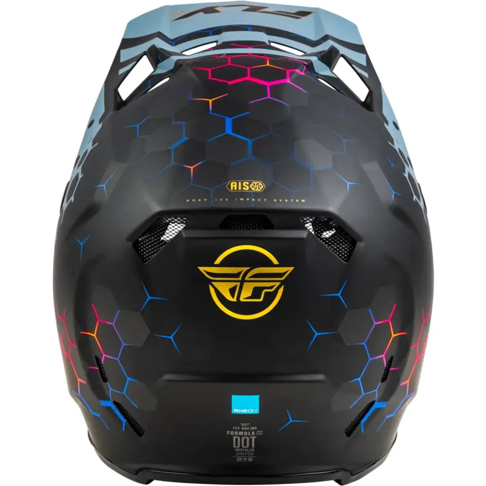 73-43332X Formula Cc Tektonic Helmet Matte Black/Slate/Blue 2x - RV and Auto Parts