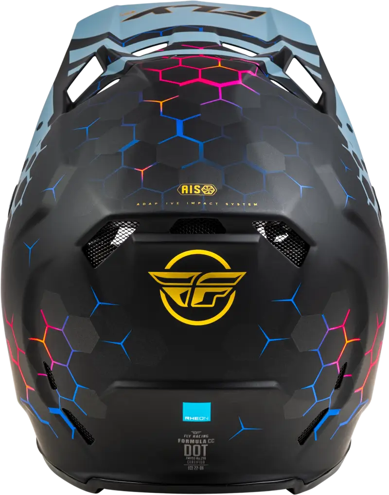 73-4333M Formula Cc Tektonic Helmet Matte Black/Slate/Blue Md - RV and Auto Parts