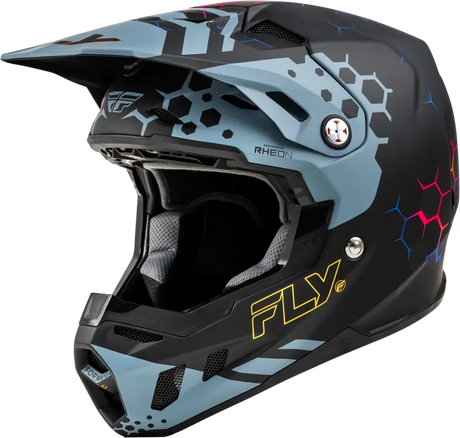 73-4333M Formula Cc Tektonic Helmet Matte Black/Slate/Blue Md - RV and Auto Parts