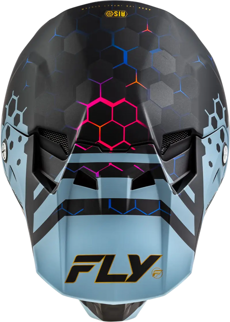 73-4333M Formula Cc Tektonic Helmet Matte Black/Slate/Blue Md - RV and Auto Parts