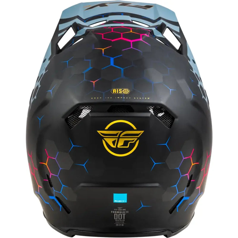 73-4333M Formula Cc Tektonic Helmet Matte Black/Slate/Blue Md - RV and Auto Parts