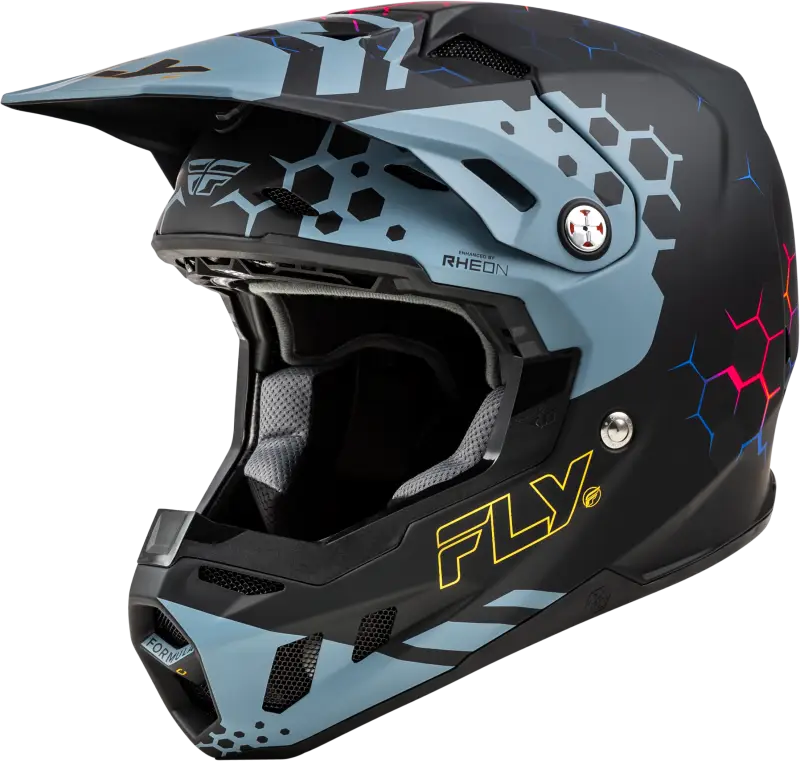 73-4333S Formula Cc Tektonic Helmet Matte Black/Slate/Blue Sm - RV and Auto Parts