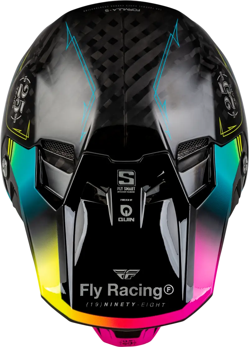 73-44452X Formula S Carbon Legacy Helmet Black/Electric Blu/Fuschia 2x - RV and Auto Parts
