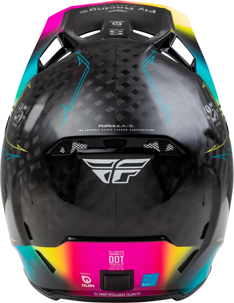 73-4445X Formula S Carbon Legacy Helmet Black/Electric Blu/Fuschia Xl - RV and Auto Parts