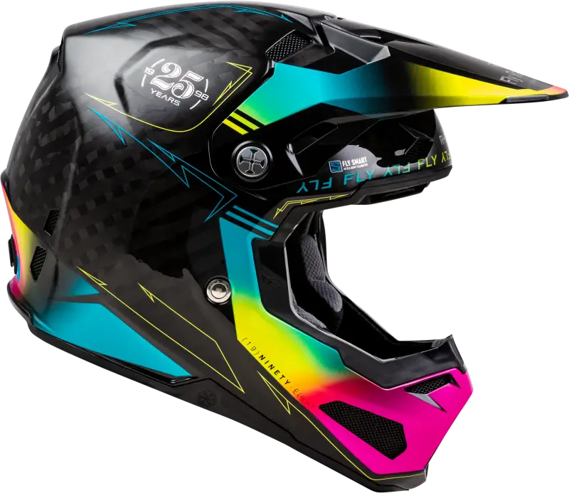 73-4445X Formula S Carbon Legacy Helmet Black/Electric Blu/Fuschia Xl - RV and Auto Parts