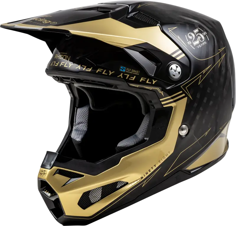 73-4446XS Formula S Carbon Legacy Helmet Black/Gold Xs - RV and Auto Parts