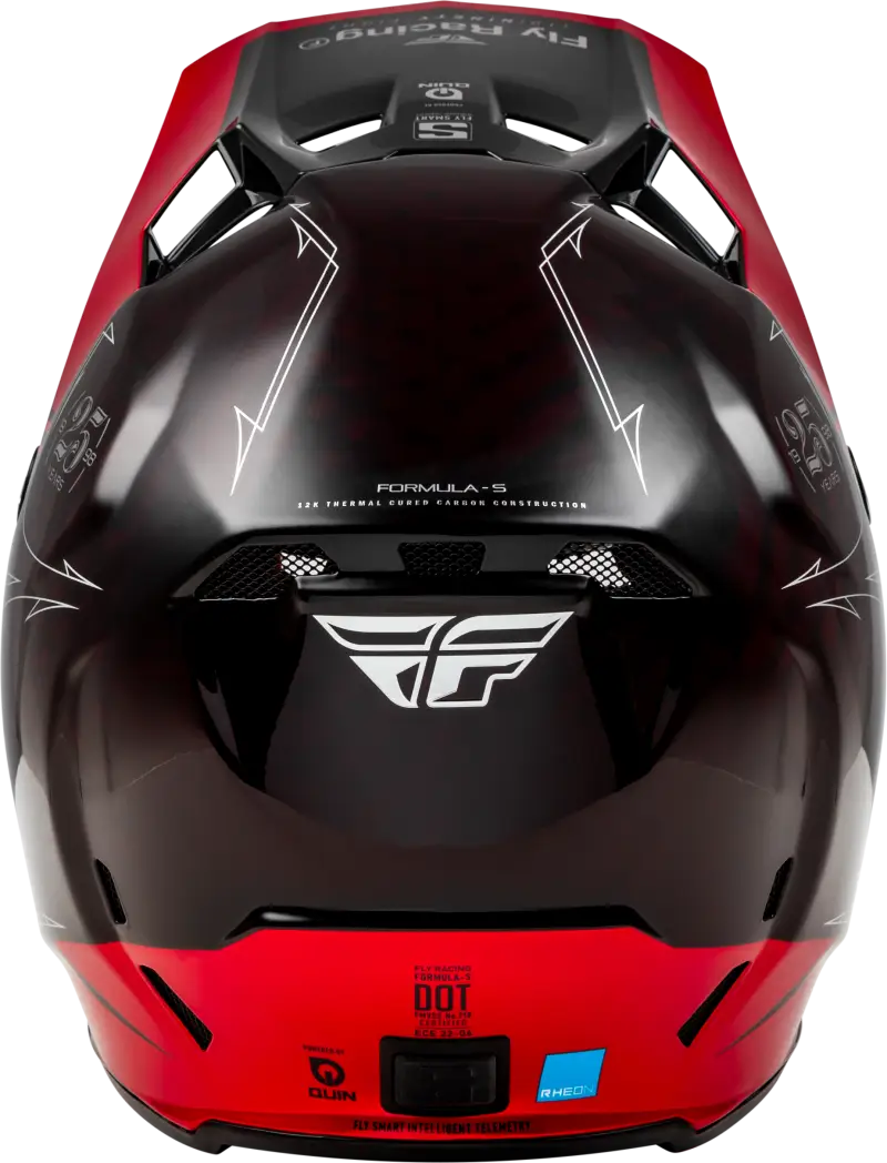 73-4447S Formula S Carbon Legacy Helmet Red Carbon/Black Sm - RV and Auto Parts