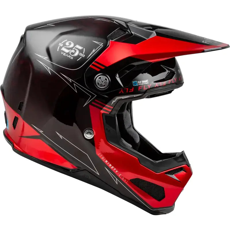 73-4447XS Formula S Carbon Legacy Helmet Red Carbon/Black Xs - RV and Auto Parts