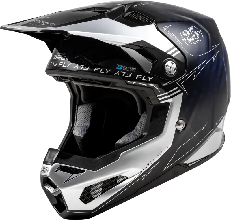 73-4448S Formula S Carbon Legacy Helmet Blue Carbon/Silver Sm - RV and Auto Parts