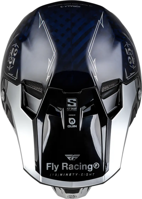73-4448X Formula S Carbon Legacy Helmet Blue Carbon/Silver Xl - RV and Auto Parts
