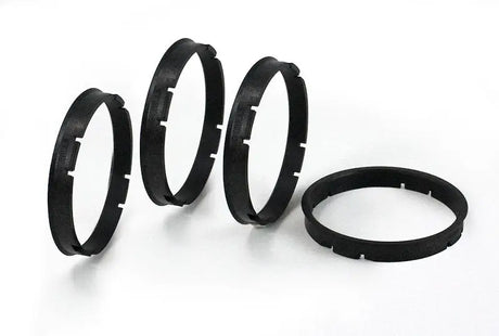 Black plastic slotted rings for Gorilla Hub Rings 4pk, perfect hub rings 4pk accessory