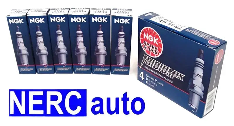 "7300 NGK Tr4Ix Iridium Spark Plugs, 4-Box Set for High Performance Vehicle, Enhanced Ignition, Improved Fuel Efficiency, Throttle Response"