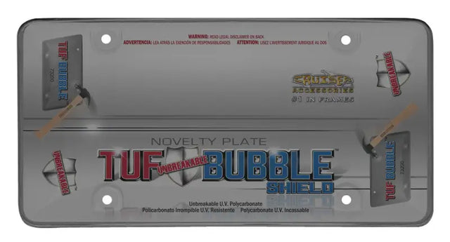 73200 Cruiser License Plate Cover Smoke