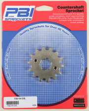 733-14 Front Cs Sprocket Steel 14t 428 Suz/Yam - Countershaft