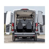 White van with open rear doors showing Legend Fleet Duratherm ceiling liner installed