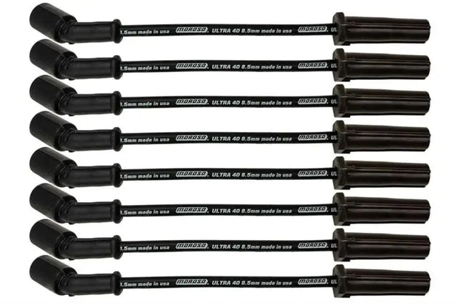 73747 Moroso Wire Set 8.5Mm Black Ultra 40 11In.