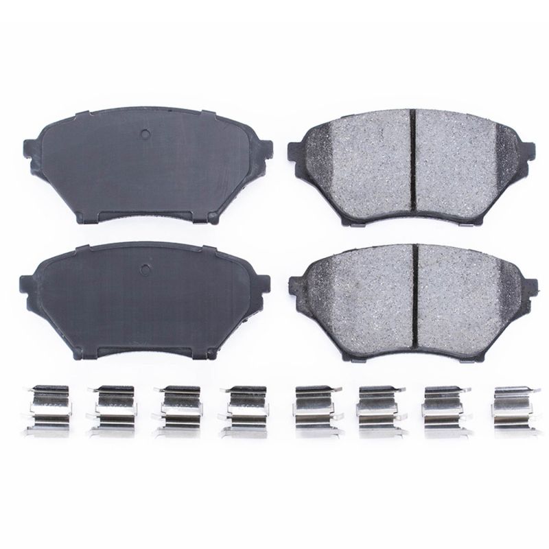PowerStop 17-890 Power Stop 01-05 Mazda Miata Front Z17 Evolution Ceramic Brake Pads w/Hardware