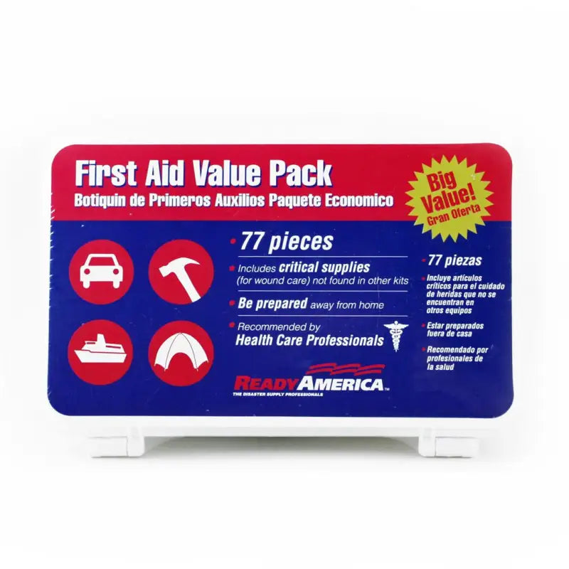 74012 Ready Amer Value First Aid Kit 77Pc