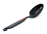 Black plastic camping spoon with orange grip for G.S.I.Sports Pack Spoon or sports pack