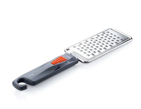 Metal pack grater with gray handle from G.S.I Sports Pack Grater collection