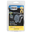 74184 Reese 7 Way Round Car End Connector in packaging. Ideal for RV, automotive, powersports, off-road, marine, exterior, truck accessories, interior, truck bed, rv parts. Towing & Hitches, Towing | Trailer | Axles | Brakes | Boat, Trailer Wiring | Towing | Adapters | Connectors, AVADA - Best Sellers, Powersports Accessories, Must Haves